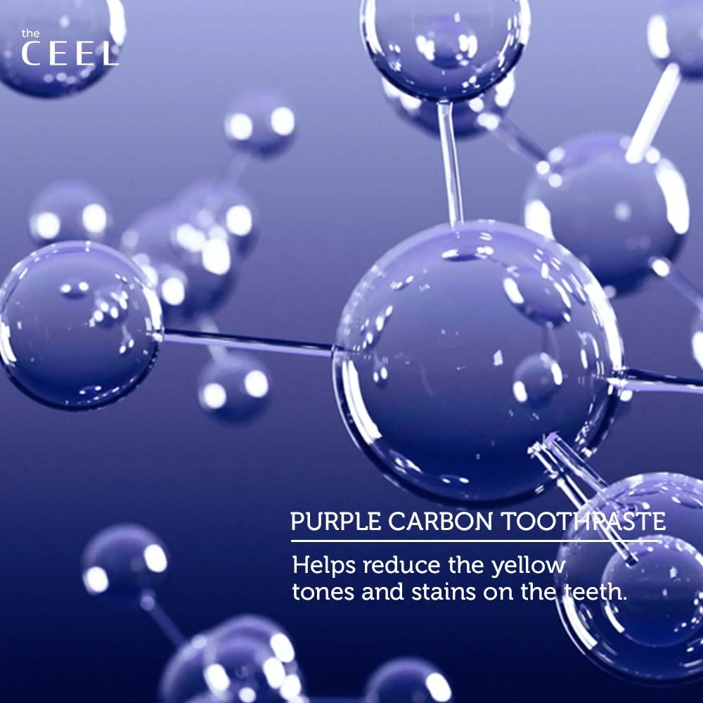Ceel Carbon Purple Carbon Tootpaste -75g - Teeth Whitening & Oral Detox