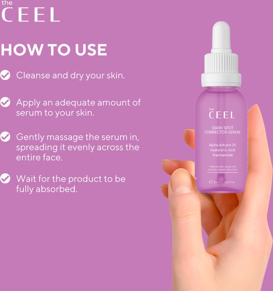 Ceel Bright Correct Set – Glutathione + Kojic Acid Formula – Whitening Cream 50ml + Dark Spot Corrector 30ml
