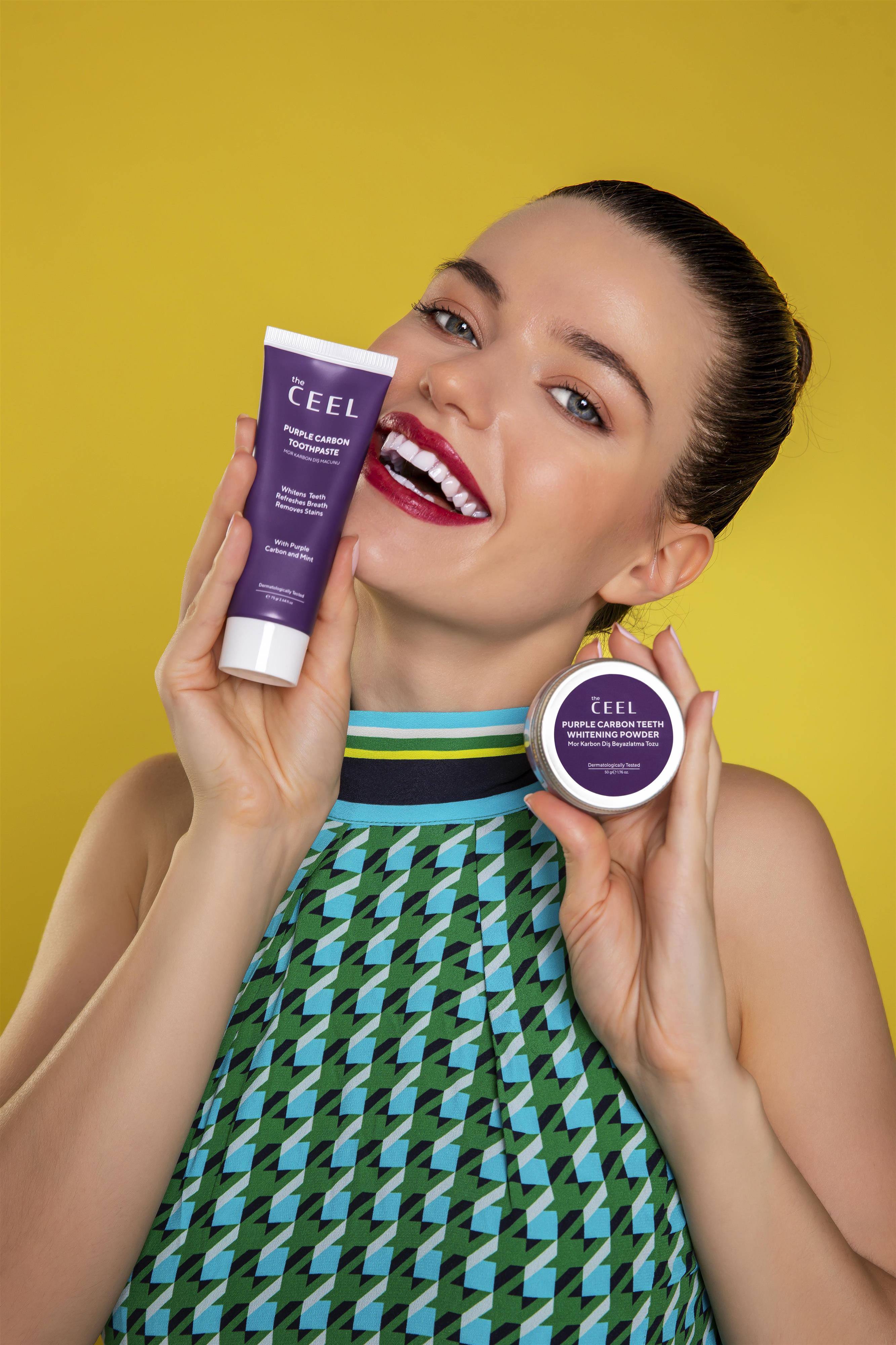 Ceel Carbon Purple Carbon Tootpaste -75g - Teeth Whitening & Oral Detox