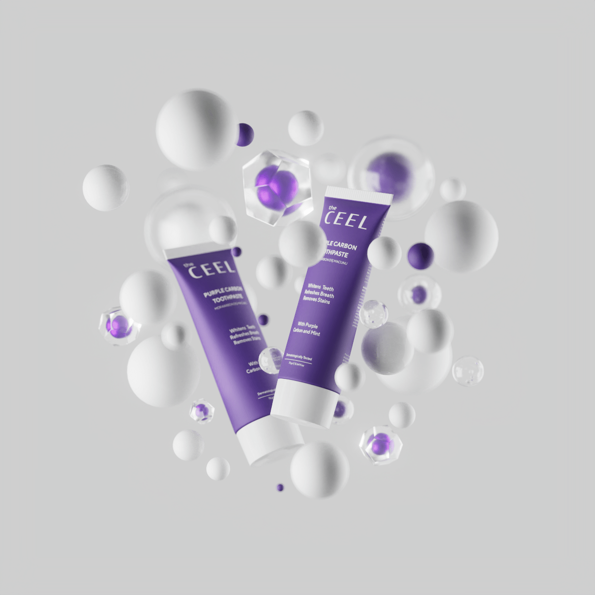 Ceel Carbon Purple Carbon Tootpaste - 75g - Teeth Whitening & Oral Detox - Ceel AU