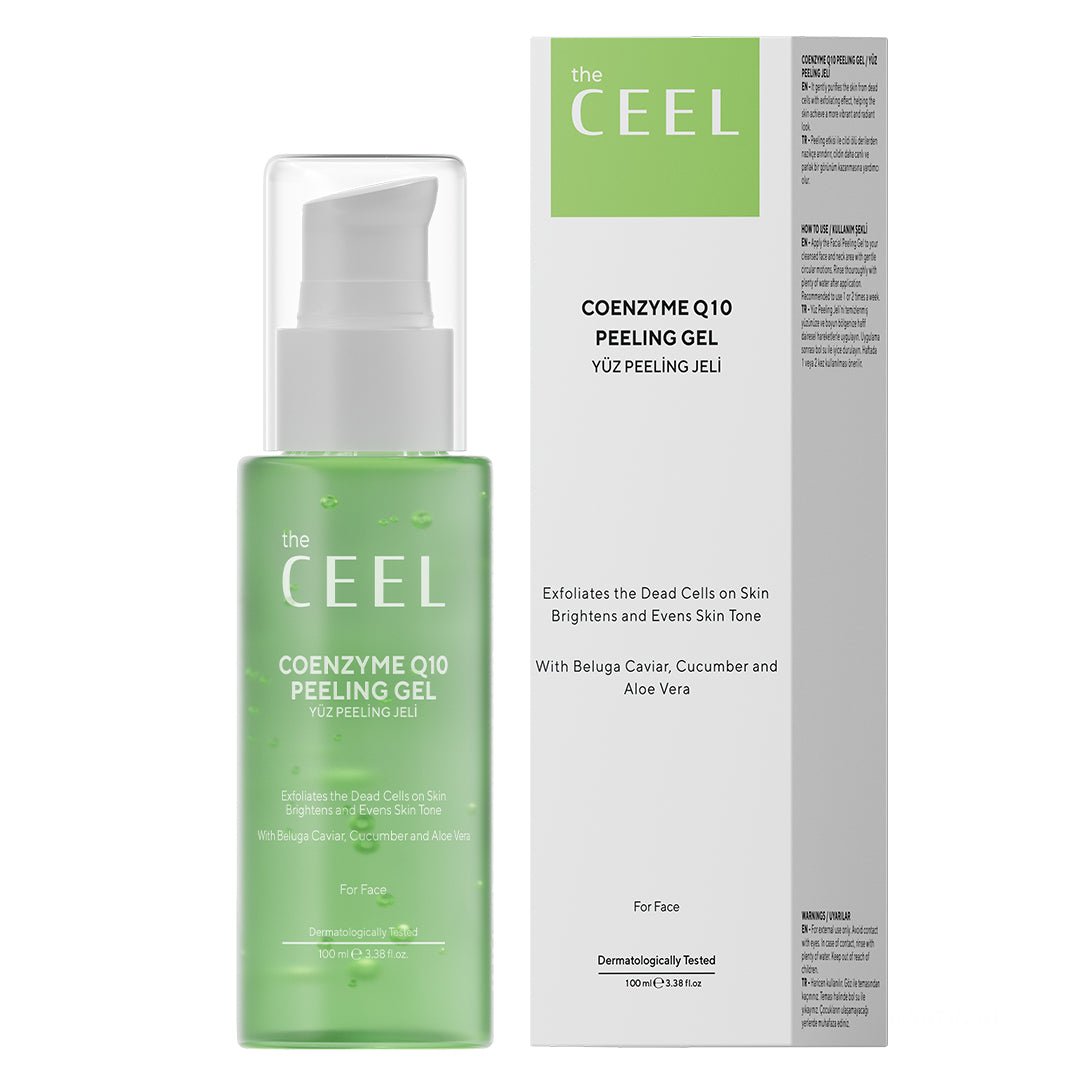 Ceel Coenzyme Peeling Gel - 100ml - Exfoliation & Dead Skin Removal With Beluga Caviar, Cucumber and Aloevera - Ceel AU
