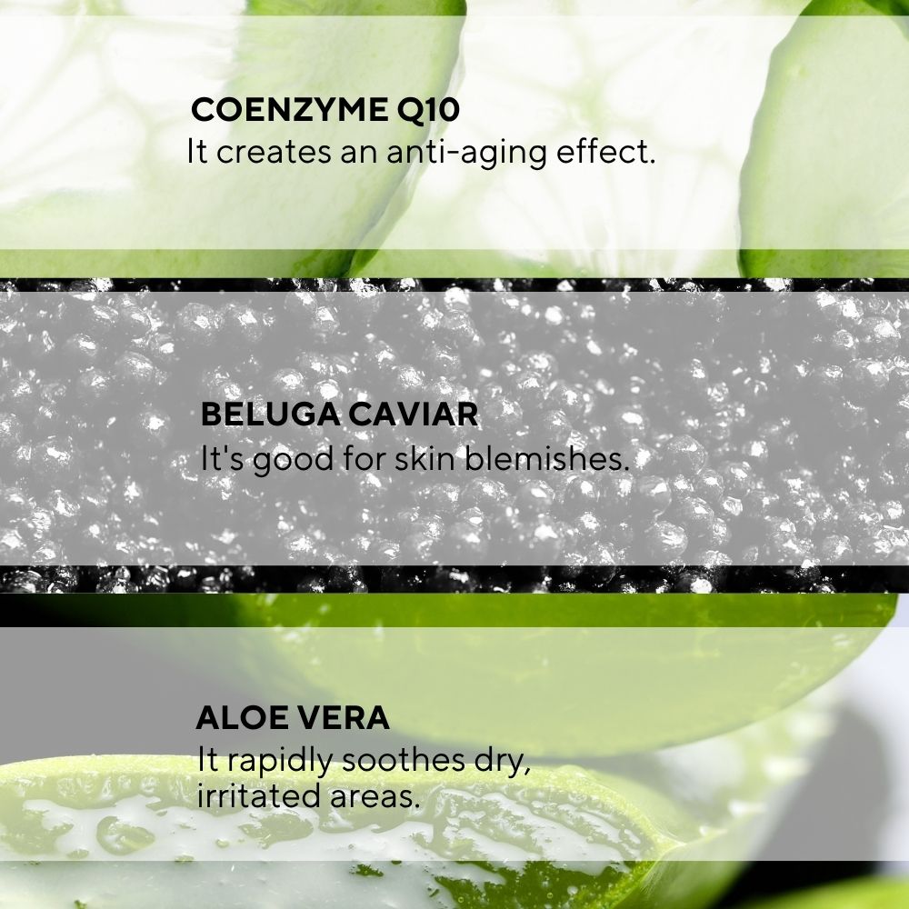 Ceel Coenzyme Peeling Gel - 100ml - Exfoliation & Dead Skin Removal With Beluga Caviar, Cucumber and Aloevera - Ceel AU