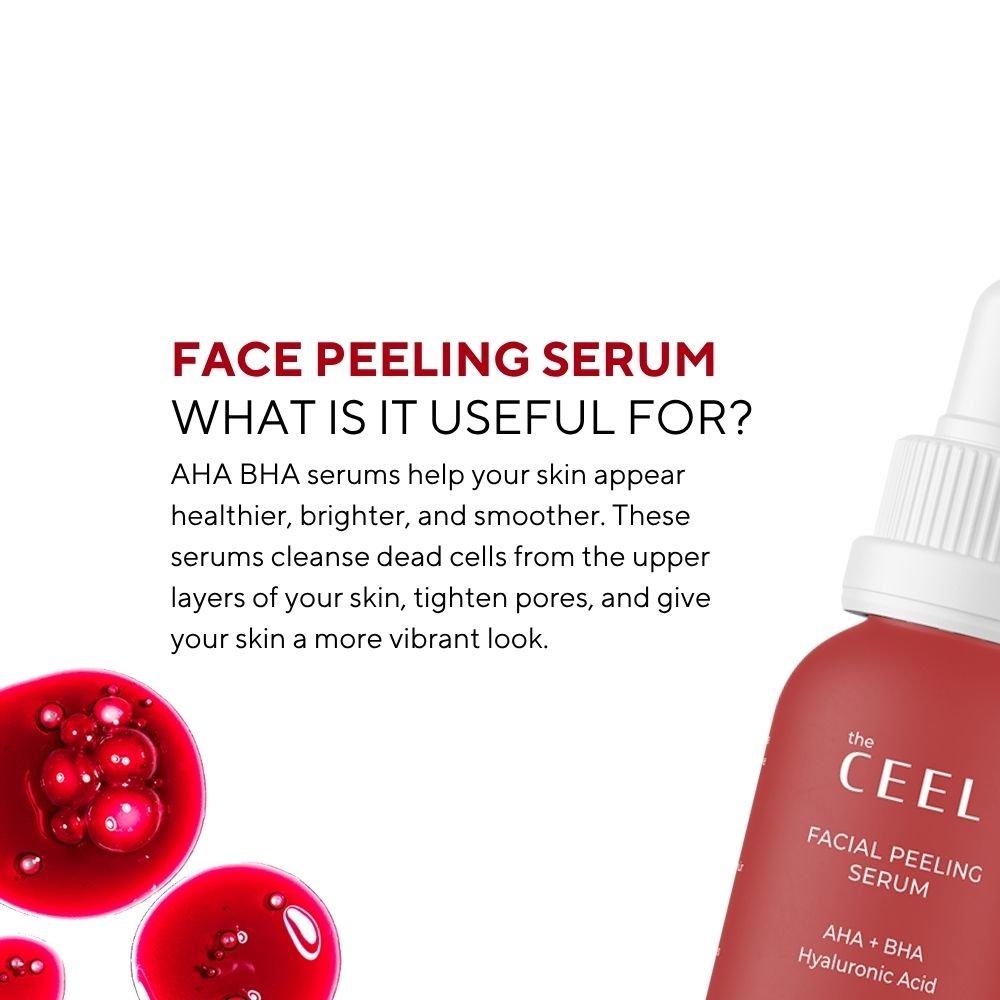 Ceel Natural AHA+BHA Red Peeling Serum - 30ml - Skin Dullness - Ceel AU