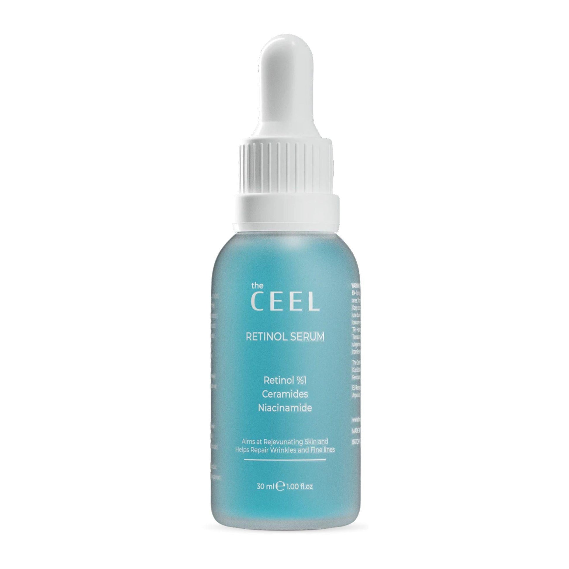 Ceel Natural Retinol Serum - 30ml - Anti Wrinkle & Anti Aging With Retinol 1%, Ceramides and Niacinamide - Ceel AU