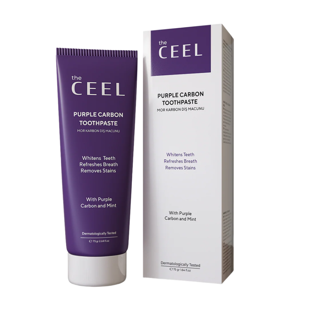 Ceel Carbon Purple Carbon Tootpaste -75g - Teeth Whitening & Oral Detox